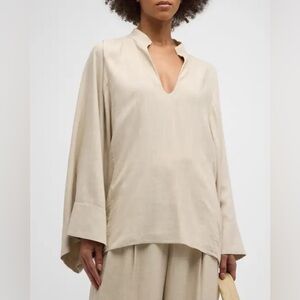 By Malene Birger Lomaria silk blouse shirt size 34 NWOT